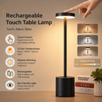 Nolya | Lampe de table tactile rechargeable