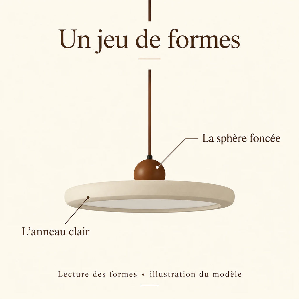 Amande — Comprendre les deux formes du modèle par une illustration explicative. Création illustrative fondée sur les références du modèle ; décor non inclus.