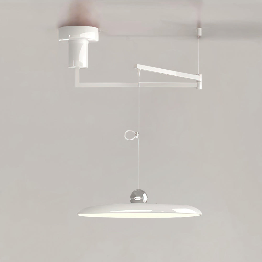Artéline Suspensions Morandi à Bras Réglables - D 40 cm - Blanc - Blanc Chaud