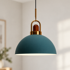 Mise en scène IA d’Aveline bleu foncé dans un intérieur neutre, réalisée à partir de la photo du fournisseur 1005012696296534 ; décoration illustrative.