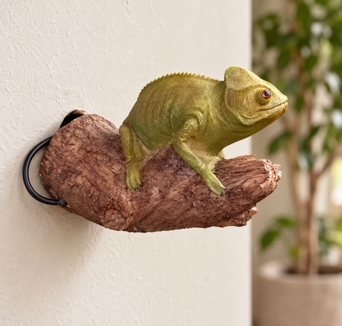 Caméléon sur branche — décor illustratif 1