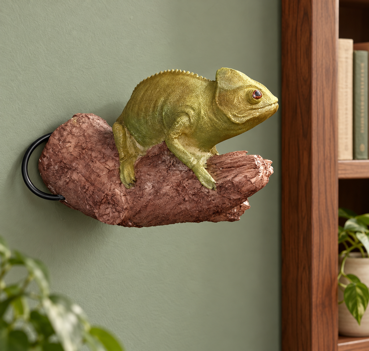 Caméléon sur branche — décor illustratif 2