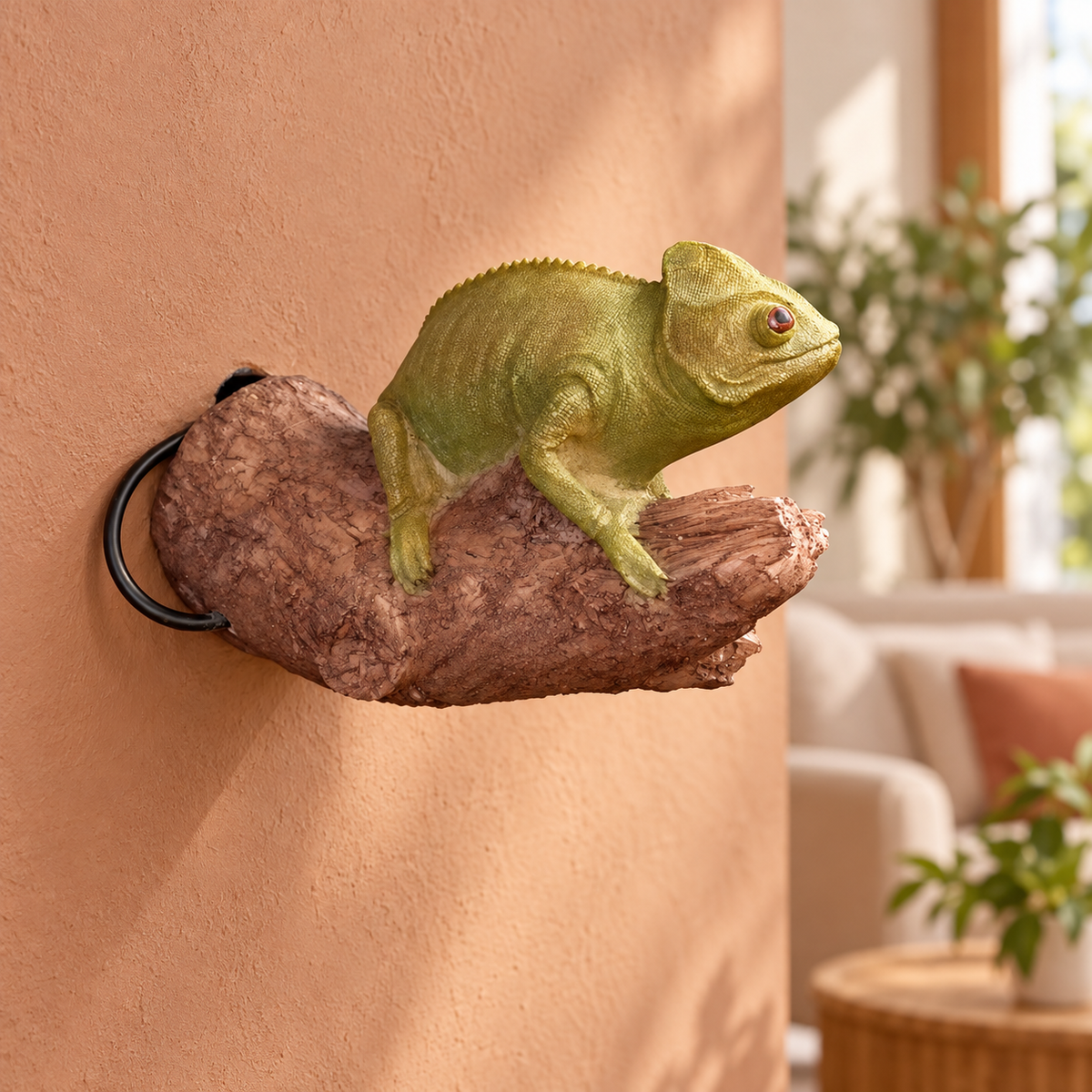 Caméléon sur branche — décor illustratif 3