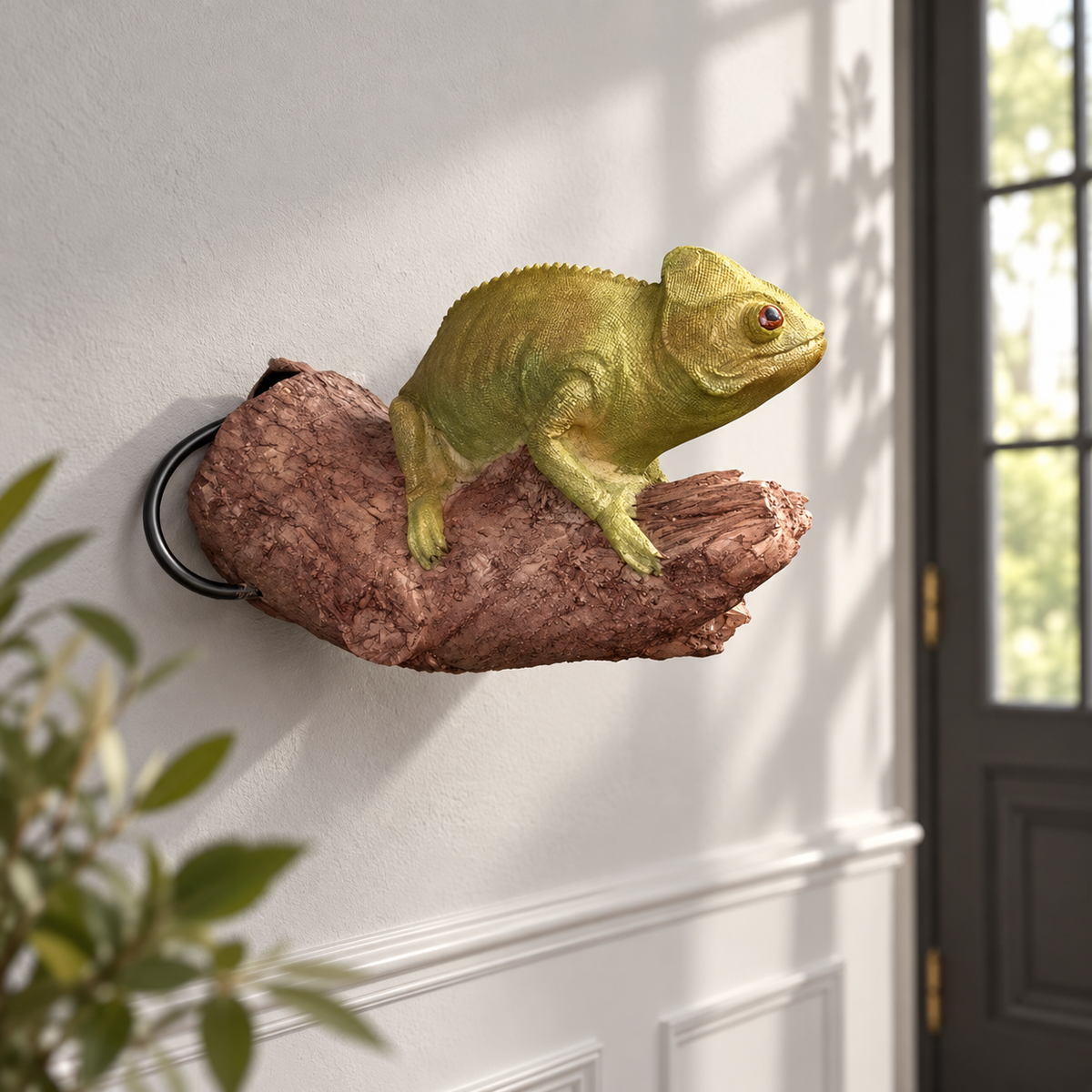 Caméléon sur branche — décor illustratif 4
