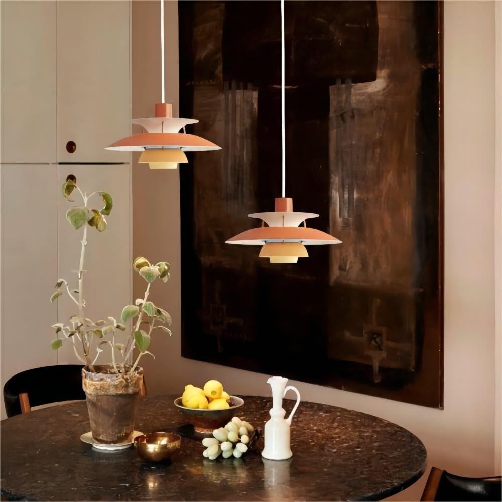 Chroméa Suspension Macaron avec Abat-Jour. 15 Coloris - 11