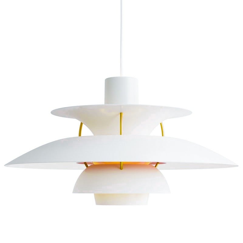 Chroméa Suspension Macaron avec Abat-Jour. 15 Coloris - Blanc moderne - 30 cm - Blanc chaud