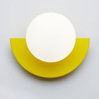 Cléovina | Applique Murale Moderne – Style Coloré et Ambiance Raffinée Jaune
