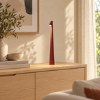 Clévara rouge 35 cm — mise en scène générée : buffet