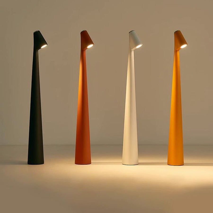 Clévara | Lampe de Table LED Sans Fil – Design Scandinave Minimaliste Blanc 45 cm
