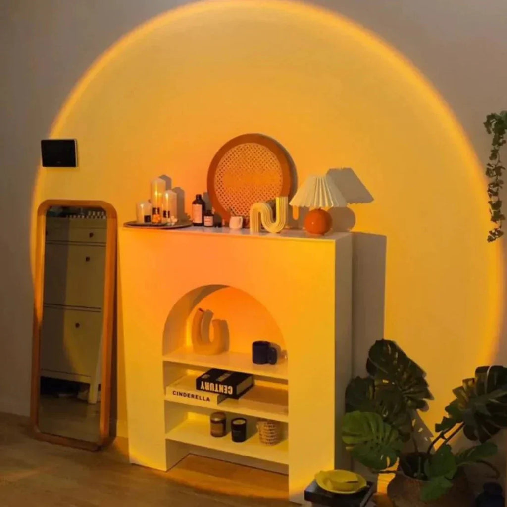 Crépusia | Lampe Coucher de Soleil LED – Lumière Douce & Atmosphère Cozy