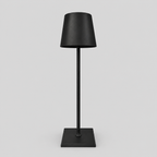 Luminelle | Lampe LED sans fil rechargeable — produit isolé sur fond gris, arrière-plan retouché.