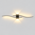 Élan | Applique murale LED minimaliste — produit isolé sur fond gris, arrière-plan retouché.