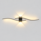 Élan | Applique murale LED minimaliste — produit isolé sur fond gris, arrière-plan retouché.
