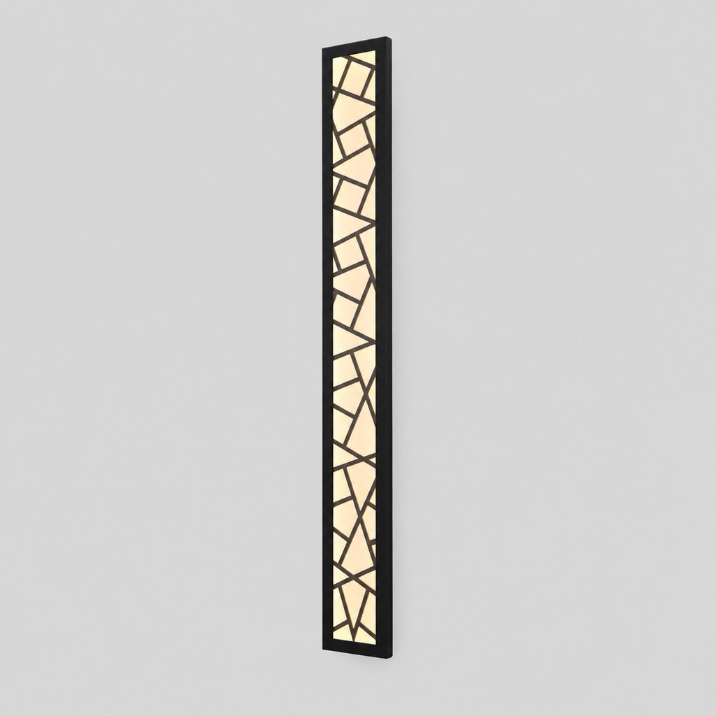 Tesselle | Applique murale LED extérieure IP65 Mosaïque — produit isolé sur fond gris, arrière-plan retouché.