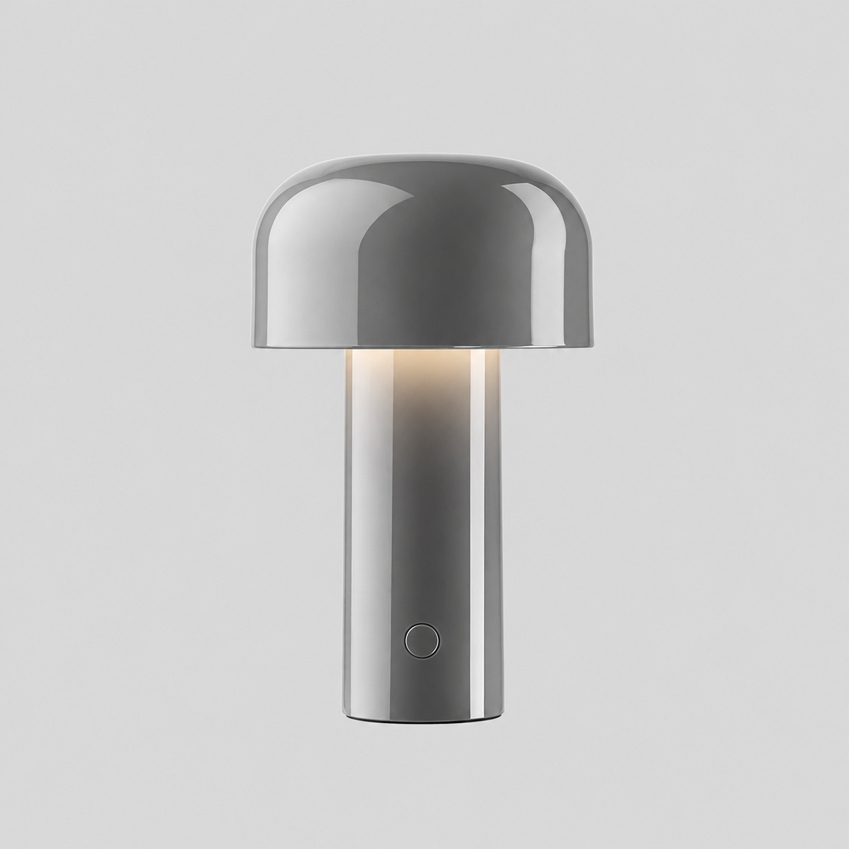 Dôme | Lampe de table nomade — Dôme coloré — produit isolé sur fond gris, arrière-plan retouché.