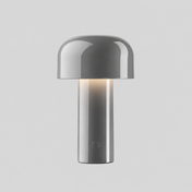 Dôme | Lampe de table nomade — Dôme coloré — produit isolé sur fond gris, arrière-plan retouché.