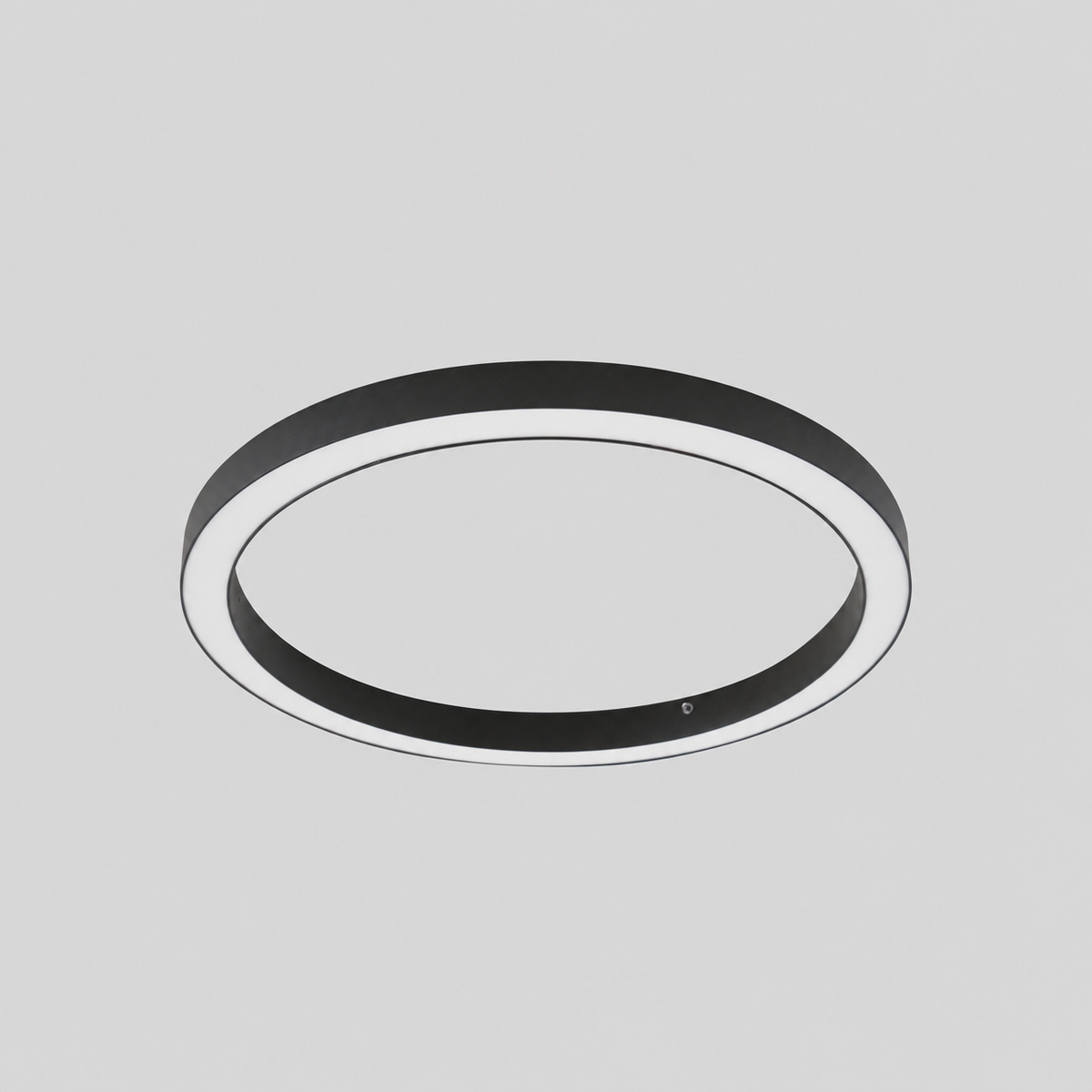 Nuance | Plafonnier LED noir, Ø 60 cm, CCT, à intensité variable — produit isolé sur fond gris, arrière-plan retouché.