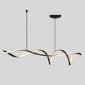 Suspension style nordique pour table de cuisine — produit isolé sur fond gris, arrière-plan retouché.