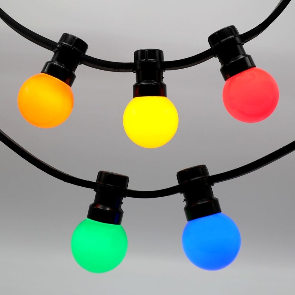 Guirlande guinguette LumenXL 28 m avec 60 LED colorées - vue 1