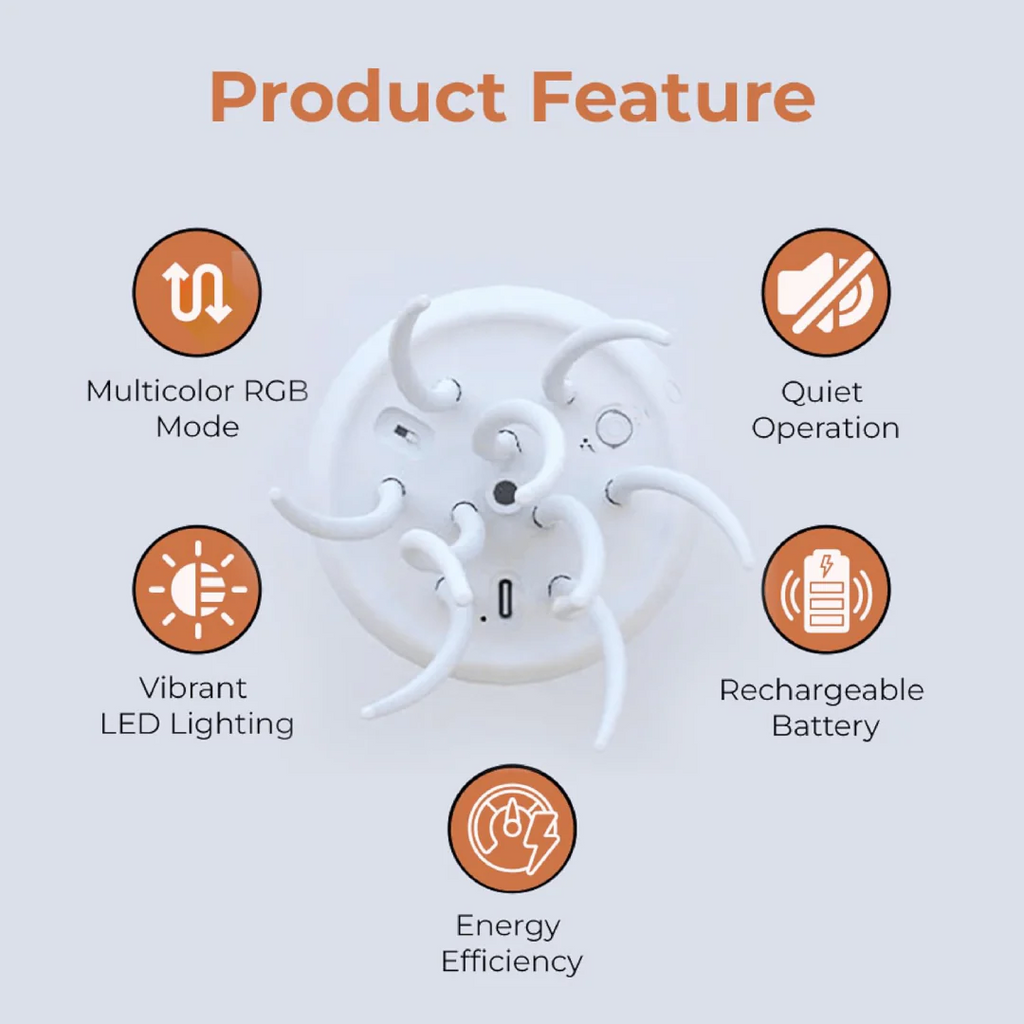 Méduzella - Lampe LED Méduse À Commande Vocale – vue 5
