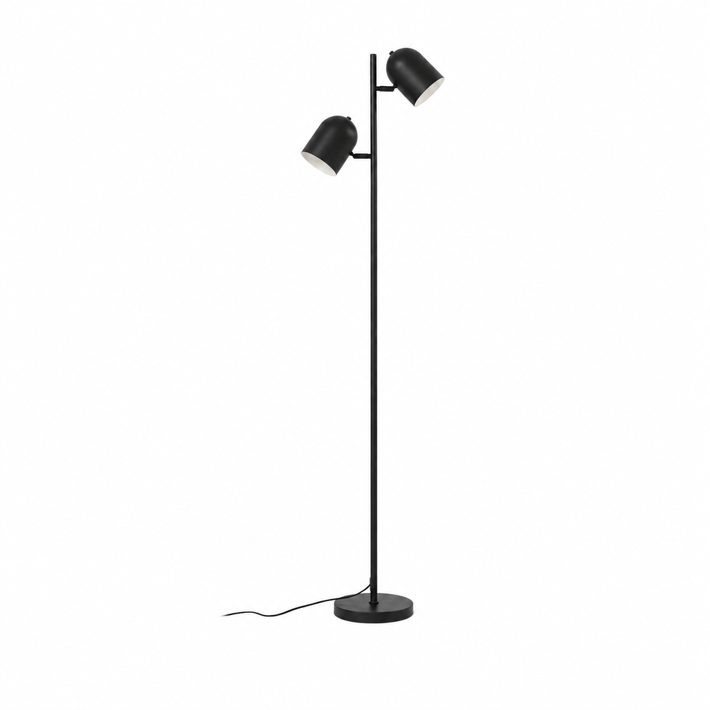 Isara — lampadaire noir, silhouette complète