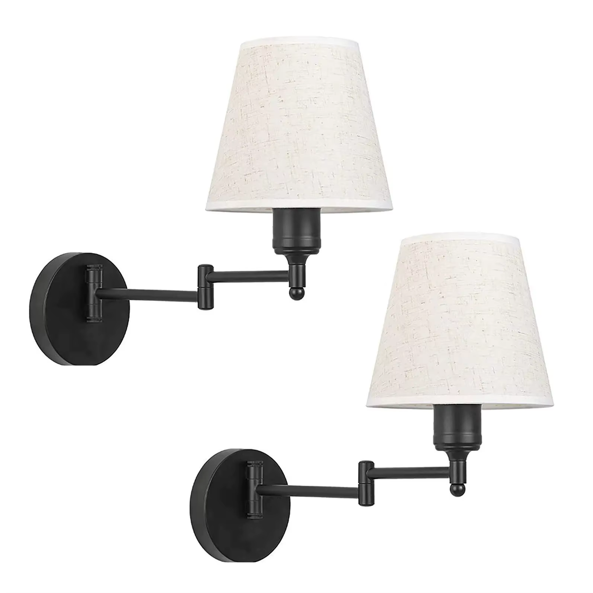 Lot de deux appliques Liorane beiges, visuel fournisseur.