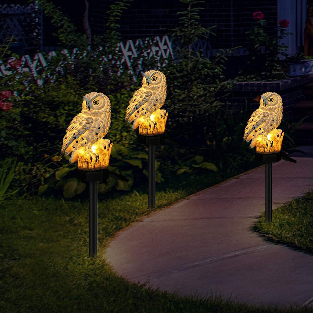 LumiOwl | Éclairage Solaire Extérieur – Décoration Charmante et Durable