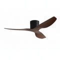 Ventilateur de plafond — Finition bois foncé — vue 1