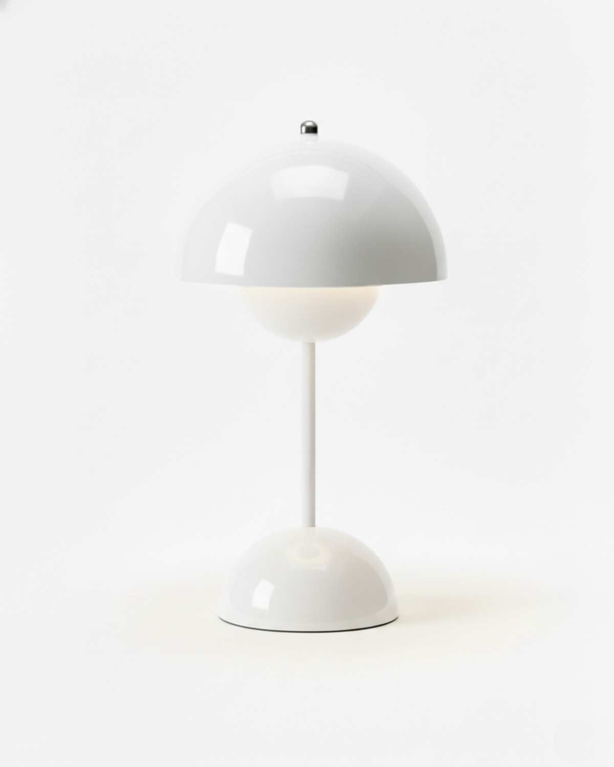 Lampe champignon rechargeable — Blanc