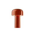 Lampe de table nomade — Dôme coloré — D 4.9″ x H 8.3″ / D 12.5cm x H 21cm / Rouge / Bouton Poussoir (Lumière Chaude)