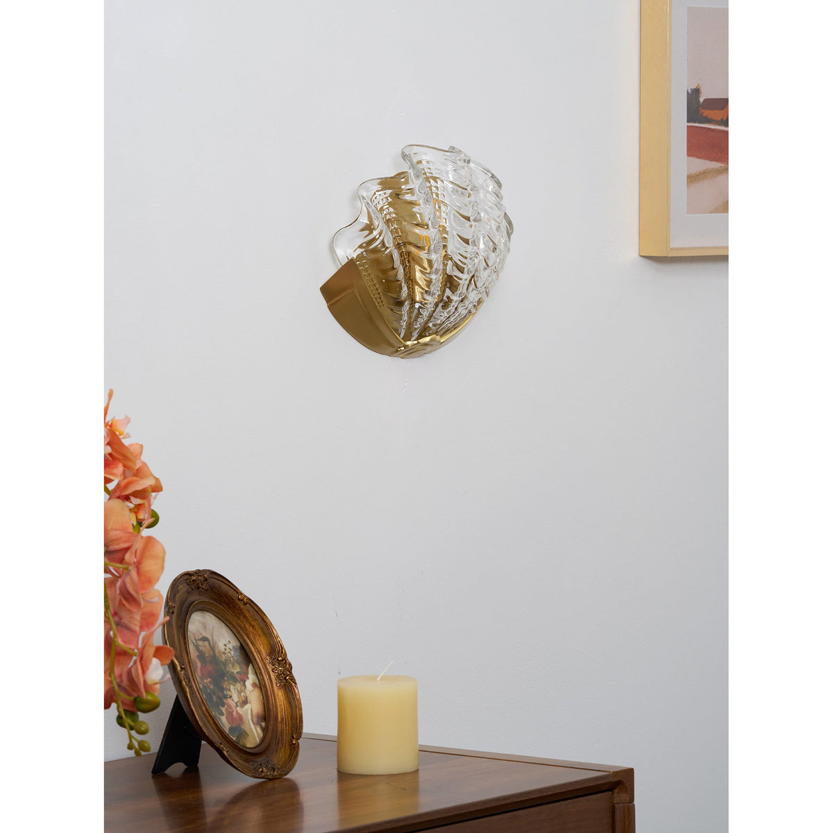 Applique coquillage en verre — vue 2
