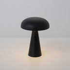 Lampe de table tactile — Silhouette compacte — D 6.1″ x H 8.3″ / D 15.6 cm x H 21 cm / Noir