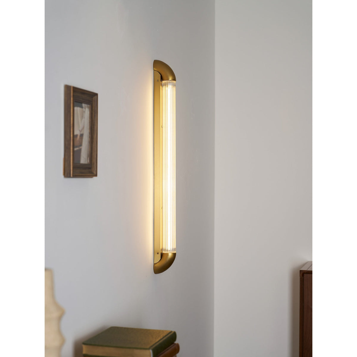 Applique en verre cannelé — vue 2