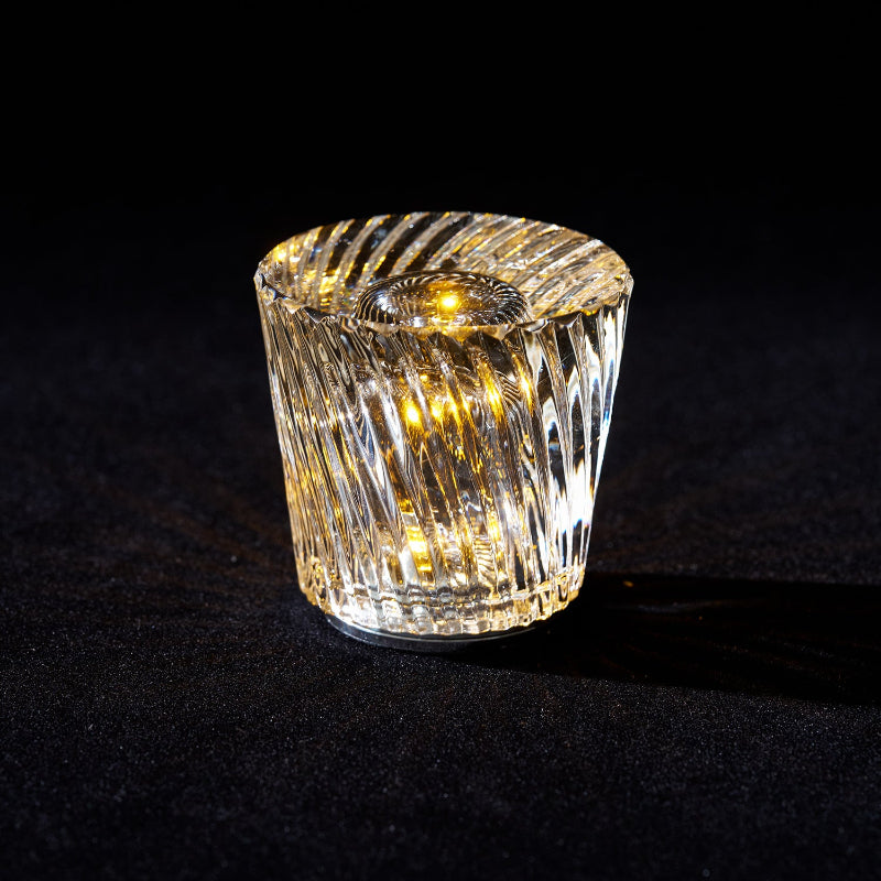 Lampe de table diamant — Modèle A: 5 Pièces / Transparent / Chargeur USB