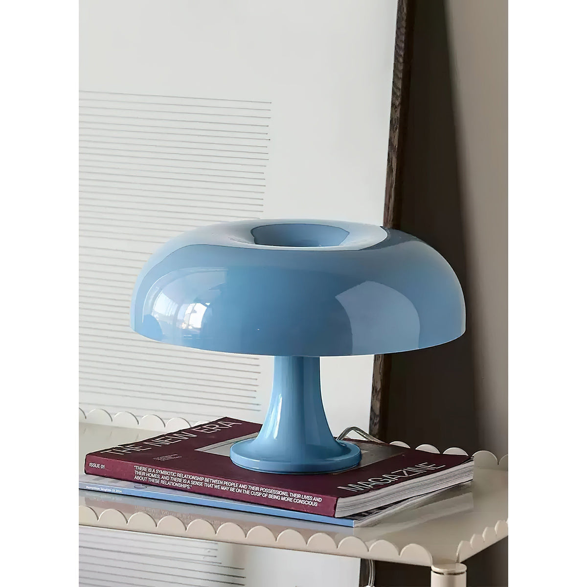 Lampe de table colorée — Forme circulaire — vue 2