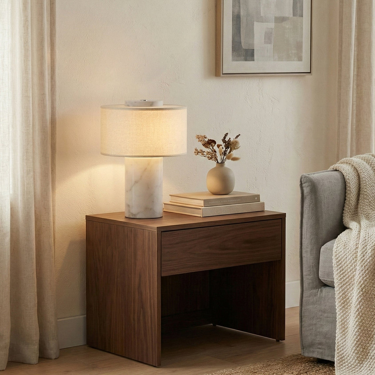 Lampe nomade en pierre — vue 2