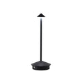 Lampe rechargeable — Ligne élancée — D 4.1″ x H 11.4″ / D 10.5 cm x H 29 cm / Noir / Tactile