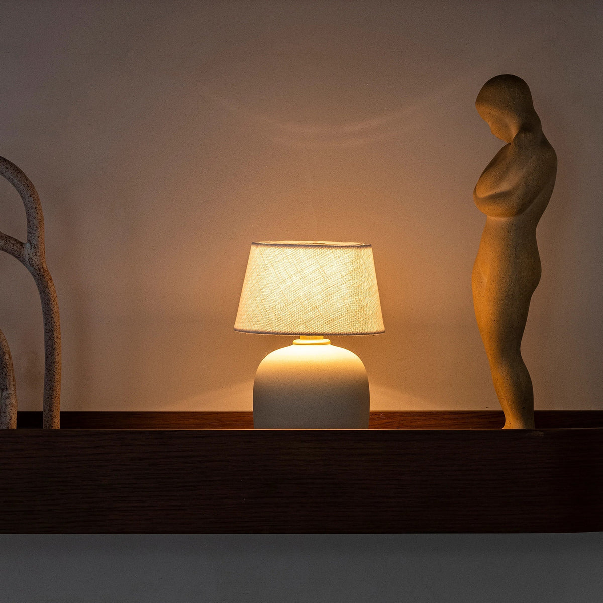 Petite lampe nomade — Abat-jour textile — vue 3