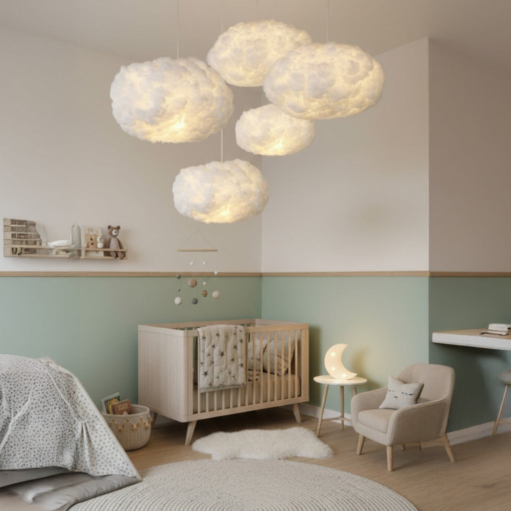 Suspension nuage en coton — vue 1