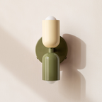 Applique cylindrique — Palette de couleurs — Blanc / Vert / Vert