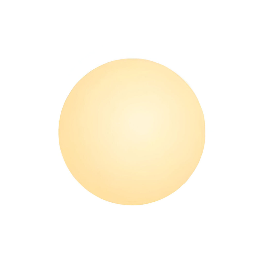 Applique ronde en verre — ⌀12cm / Blanc Chaud
