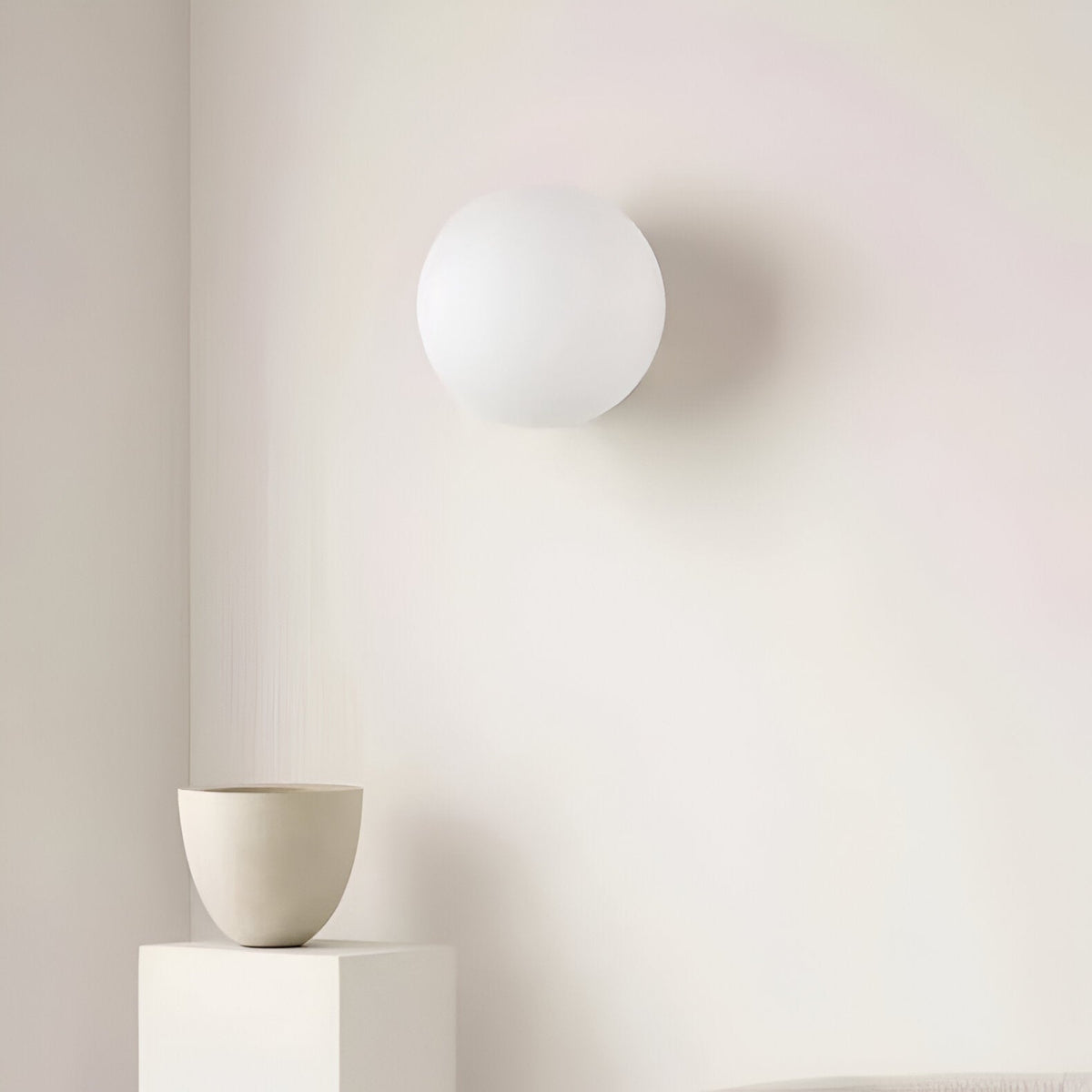 Applique ronde en verre — vue 2