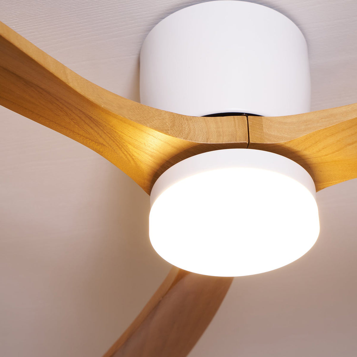Zéphire | Wooden Ceiling Fan with LED Light