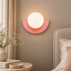 Cléovina | Applique Murale Moderne – Style Coloré et Ambiance Raffinée — rose — mise en scène générée 5