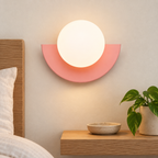 Cléovina | Applique Murale Moderne – Style Coloré et Ambiance Raffinée — rose — mise en scène générée 1