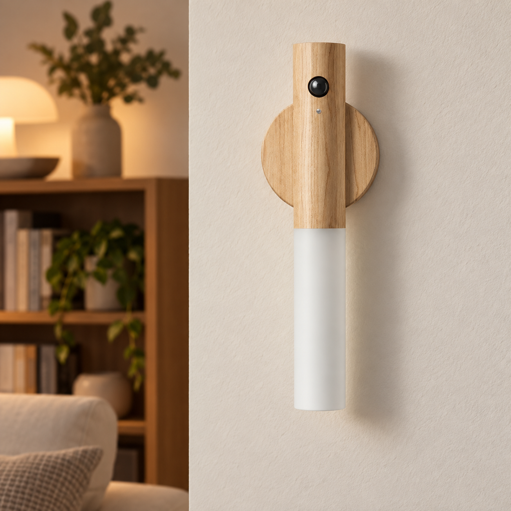 Applique Murale Magnétique LED Rechargeable — Clair — lampe éteinte — mise en scène générée 4