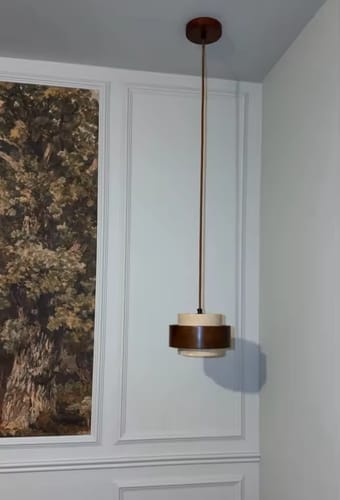 Photo publiée avec l’avis chez Maison Valois — Tavélia — Suspension en travertin et bois — Mathieu R. (1)