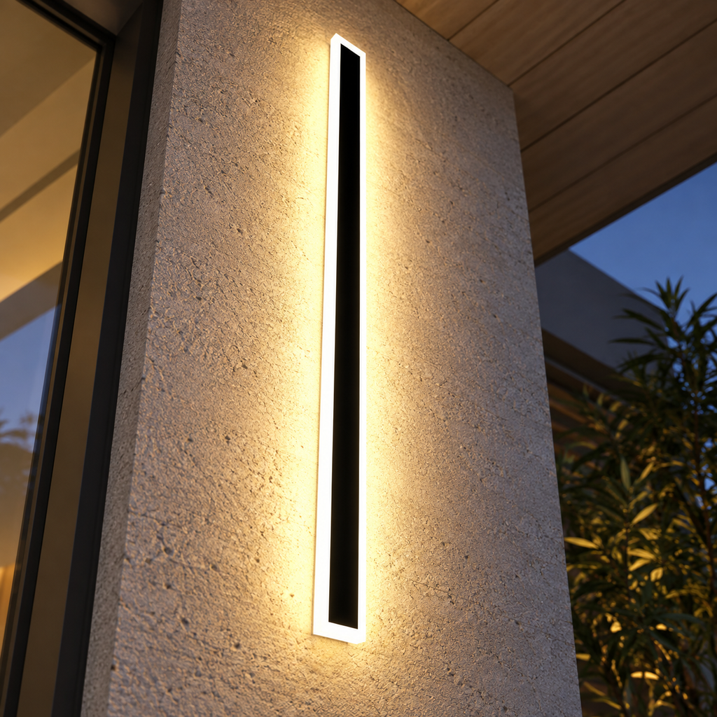 exterieur vertical — noir et bord lumineux blanc, vue illustrative 4
