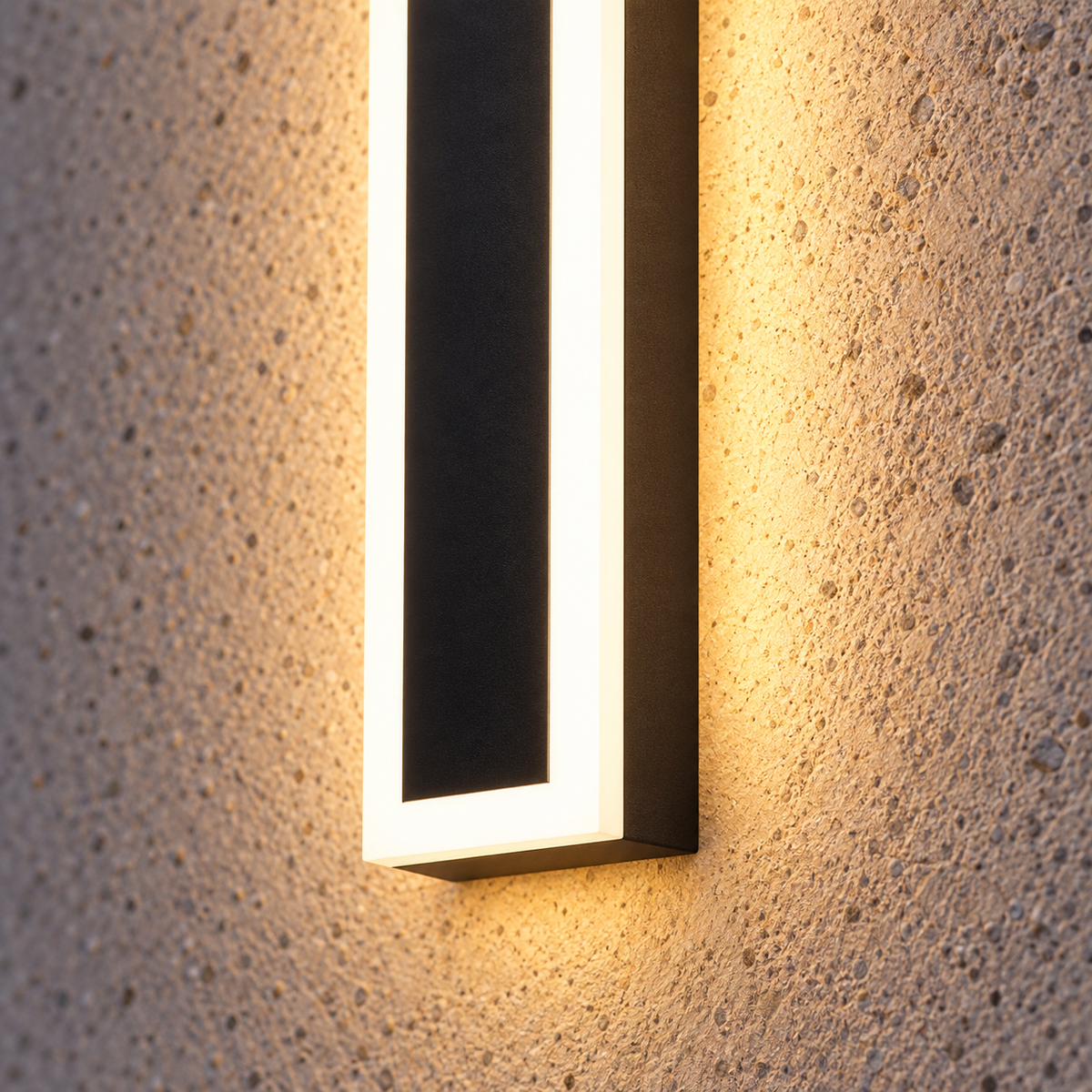exterieur vertical — noir et bord lumineux blanc, vue illustrative 6