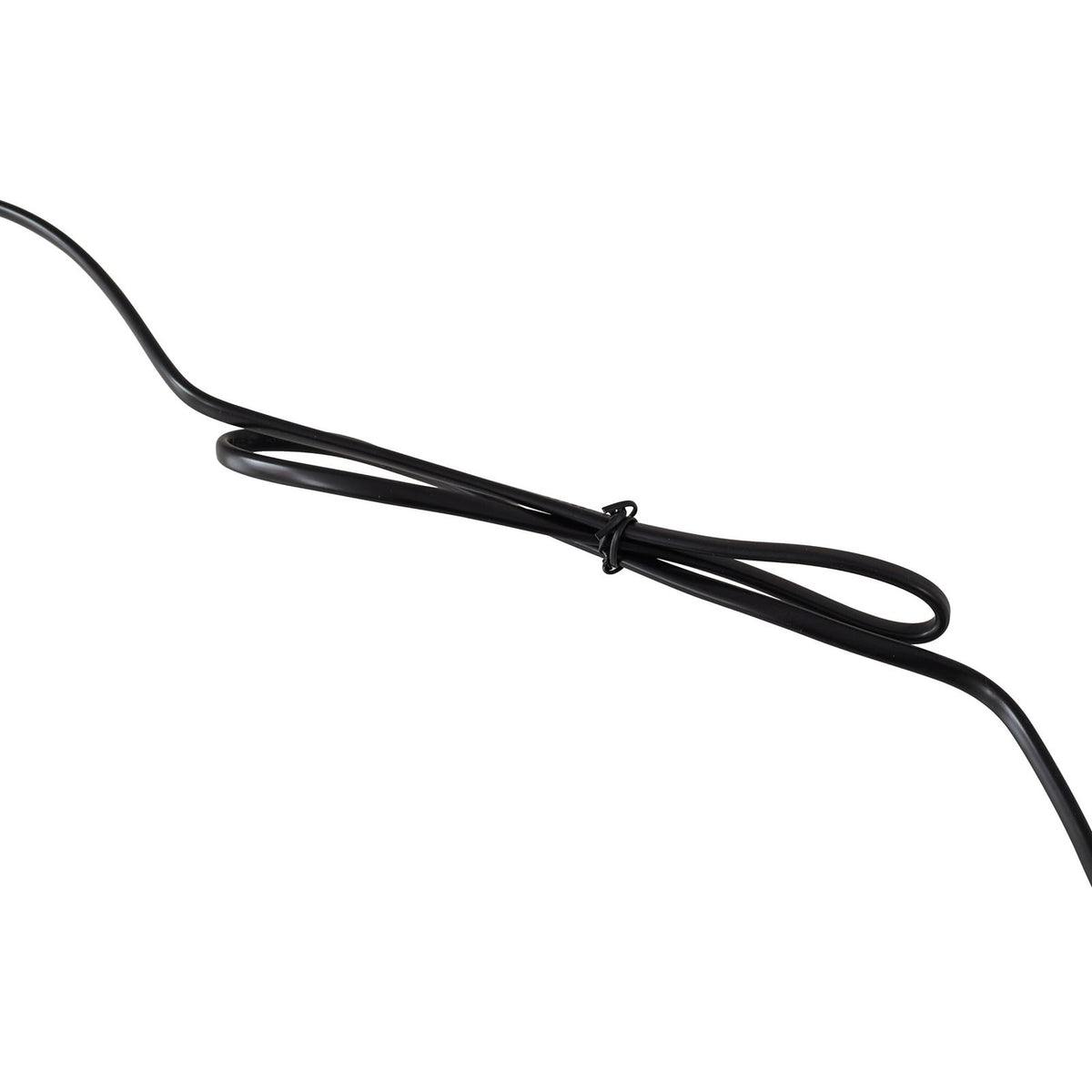 Lindby lampe sur pied Charlia, blanc, bois de noyer, hauteur 150 cm — câble d’alimentation — photo fabricant